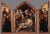 Entombment Canvas Paintings - Triptych of the Entombment